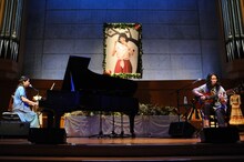 羊毛とおはな「千葉はな お別れ会」の様子。