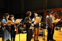 羊毛とおはな「千葉はな お別れ会」の様子。