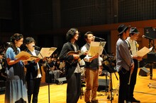 羊毛とおはな「千葉はな お別れ会」の様子。