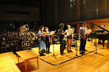 羊毛とおはな「千葉はな お別れ会」の様子。