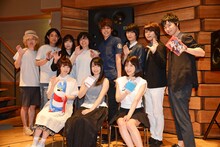 WHITE ASHと「GATCHAMAN CROWDS insight」声優陣。