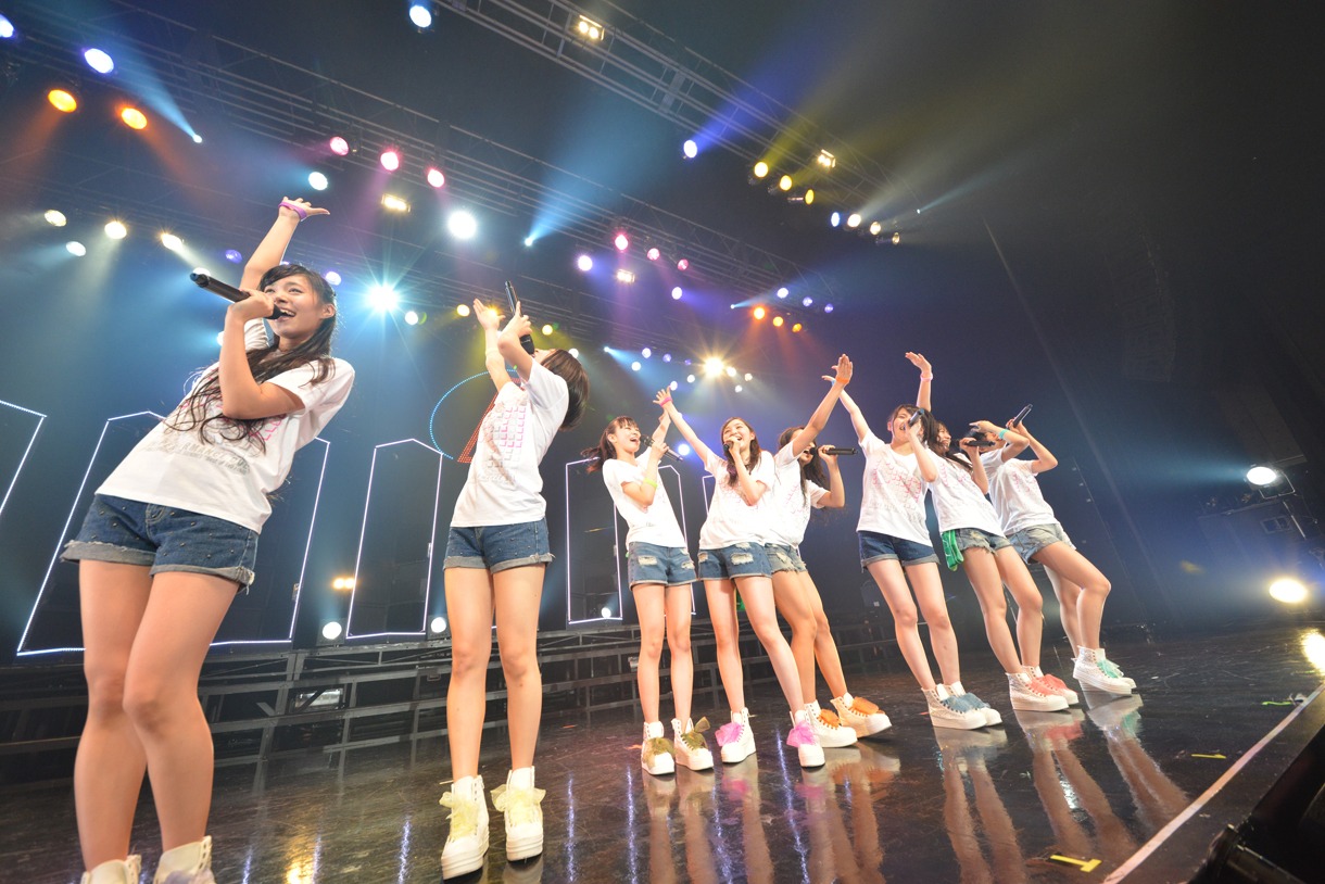 「東京パフォーマンスドール ZEPP TOUR 2015春～DANCE SUMMIT“Best of 1×0 FINAL”～」の様子。