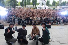 「flumpool LOCKS!」公開収録の様子。