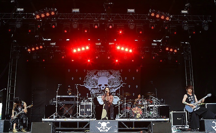 「ROCK ON THE RANGE 2015」出演時のVAMPS。