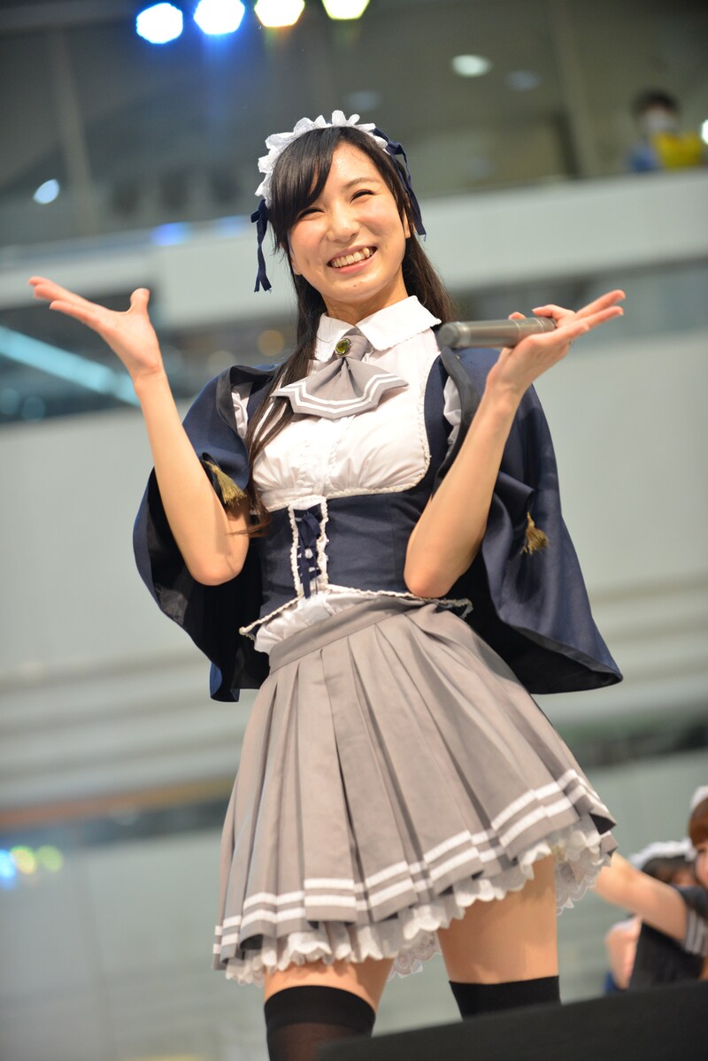 南千紗登（アイドルカレッジ）。写真はシングル「＃常夏女子希望!!!」の発売記念イベント出演時の様子。