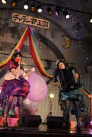 「チャラン・ポ・ランタン ツアー2015『唄とアコーディオンの姉妹劇場千秋楽 ～結成6周年記念～』“ブタ音楽祭”」の様子。