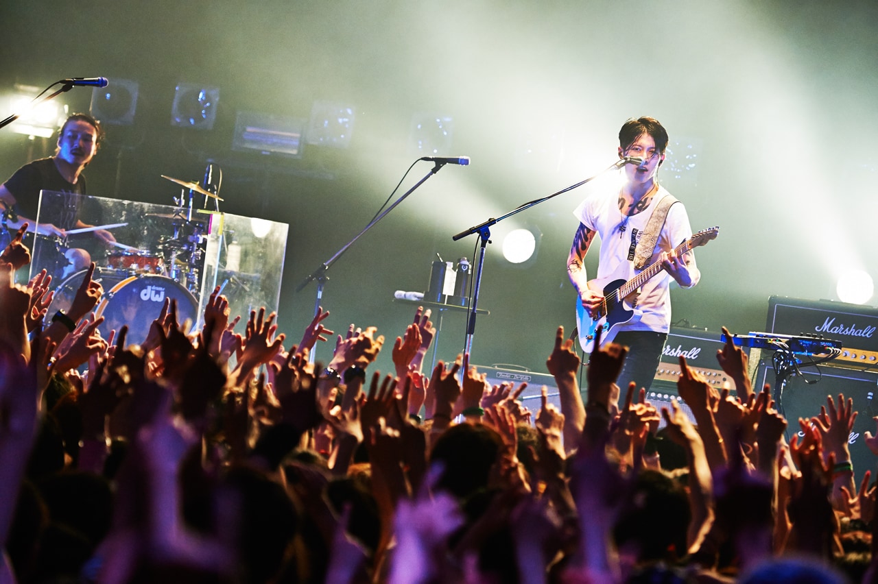 「MIYAVI Tour 2015 "WE ARE THE OTHERS"」新木場STUDIO COAST公演の様子。(c)Yusuke Okada