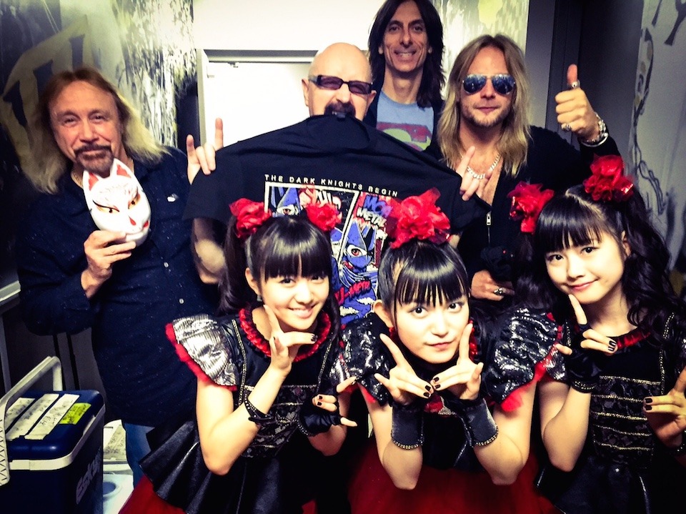 BABYMETALとJudas Priest。(c)Amuse Inc.