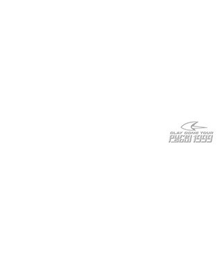 「GLAY DOME TOUR "pure soul" 1999」公式パンフレット表紙