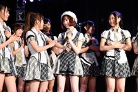 「AKB48 41stシングル 選抜総選挙」速報結果発表時の東京・AKB48劇場の様子。 (c)AKS