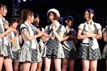 「AKB48 41stシングル 選抜総選挙」速報結果発表時の東京・AKB48劇場の様子。 (c)AKS