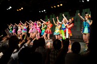「AKB48 41stシングル 選抜総選挙」速報結果発表時の大阪・NMB48劇場の様子。