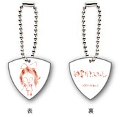 タワーレコード購入者特典「の子モデル・ピック型キーホルダー」のデザイン。