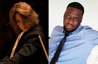 左から西本智実、 ロバート・グラスパー。