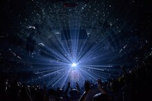 「武道館 DE DISCO!!! ～SUPER DISCO Hits 10!!! the telephones 10th Anniversary～」の様子。（Photo by Kazumichi Kokei）