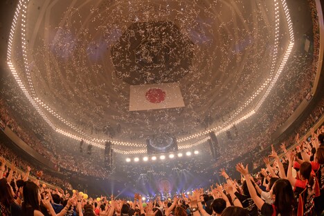 「武道館 DE DISCO!!! ～SUPER DISCO Hits 10!!! the telephones 10th Anniversary～」の様子。（Photo by Kazumichi Kokei）