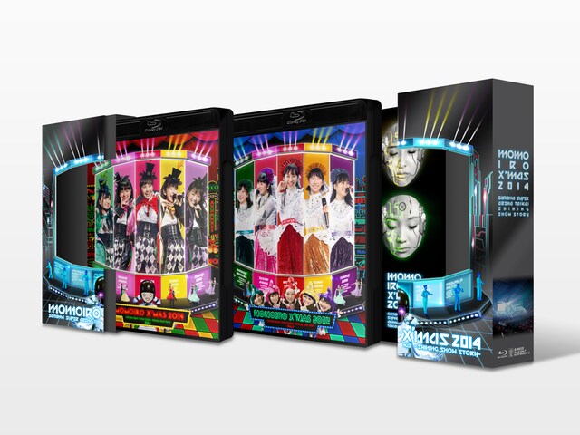 ももいろクローバーZ「ももいろクリスマス2014 さいたまスーパーアリーナ大会 ～Shining Snow Story～ Day1 / Day2」Blu-ray BOX展開図見本