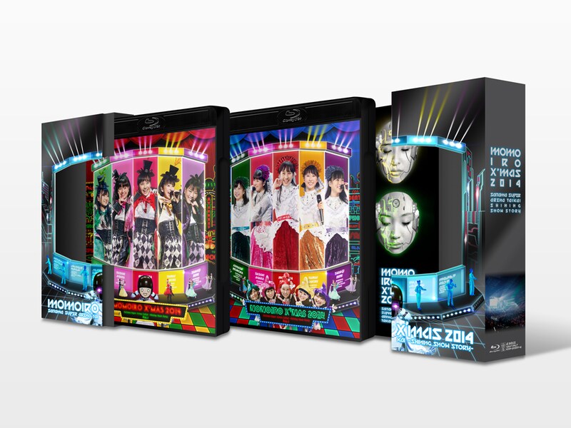 ももいろクローバーZ「ももいろクリスマス2014 さいたまスーパーアリーナ大会 ～Shining Snow Story～ Day1 / Day2」Blu-ray BOX展開図見本