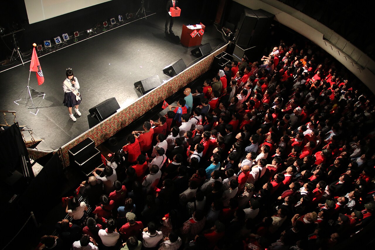 上坂すみれ「“開墾記念式典”～耕せ同志たち!! ついに開墾!! 『コルホーズの玉ねぎ畑』」昼の部の様子。