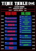 「SATANIC CARNIVAL'15 presented by PIZZA OF DEATH RECORDS」タイムテーブル