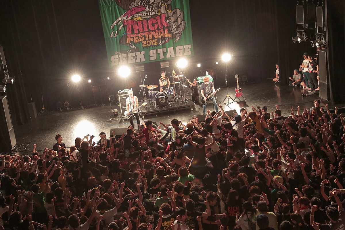 「THICK FESTIVAL 2015」の様子。（Photo by watanabe'kool'syo）