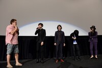 映画「明烏 あけがらす」トークショーの様子。