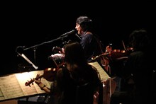 5月8日に行われた山崎まさよし「Yamazaki Masayoshi String Quartet “HARVEST”」東京・東京文化会館公演の様子。（撮影：岩佐篤樹）