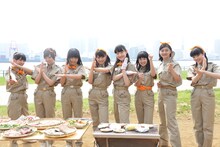 私立恵比寿中学「エビ中＋＋」収録後の様子。