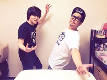 成田大致と渡辺淳之介。