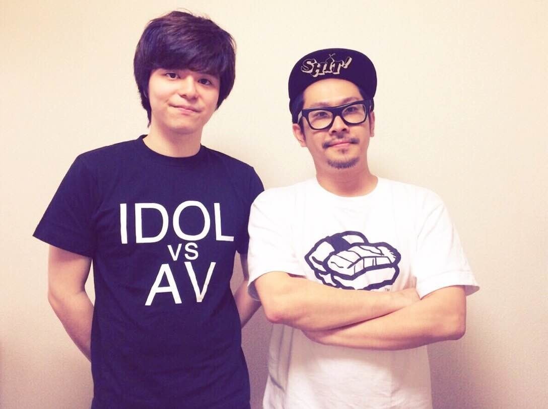 成田大致と渡辺淳之介。