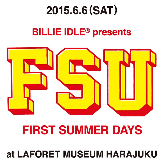 「BILLIE IDLE(R) presents First Summer Days」ビジュアル