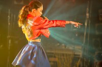 安田レイ「TOUR 2015 "WILL" ～JUST FOR YOU～」最終公演の様子。（Photo by Satoshi Hata）