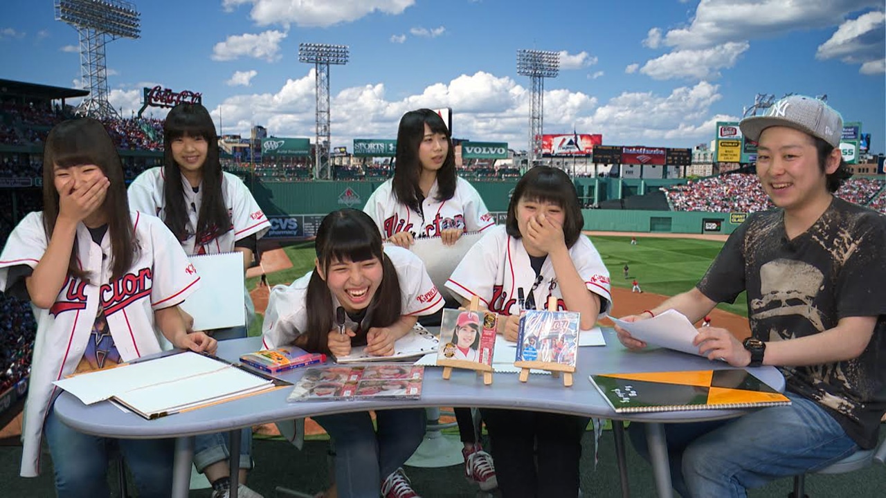 ニコニコ生放送「がんばれ！Victory～新人王への道～」収録中の様子。