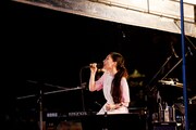 坂本真綾「20th Anniversary Special Live Open Air Museum 2015」の様子。（Photo by MAKOTO HADA）