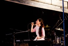 坂本真綾「20th Anniversary Special Live Open Air Museum 2015」の様子。（Photo by MAKOTO HADA）