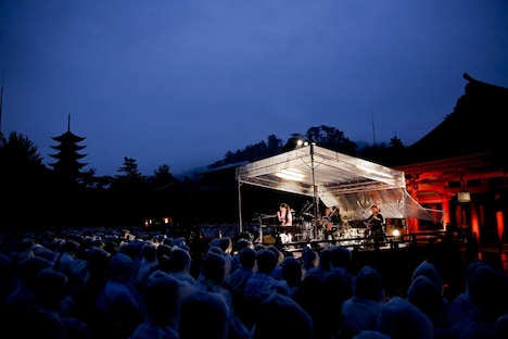 坂本真綾「20th Anniversary Special Live Open Air Museum 2015」の様子。（Photo by MAKOTO HADA）