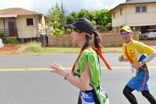 5区を走行中の森咲樹。