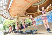 アップアップガールズ（仮）によるライブの様子。