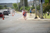 5区に到着した仙石みなみ。