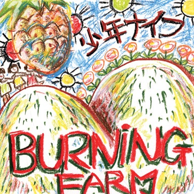 少年ナイフ「BURNING FARM」ジャケット