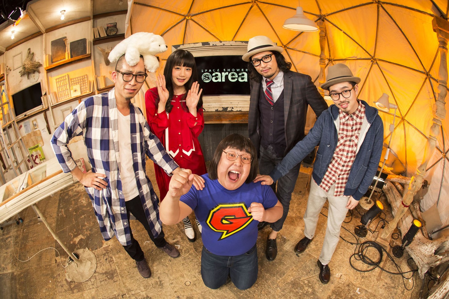 「スペシャエリア」のレギュラーVJ陣。