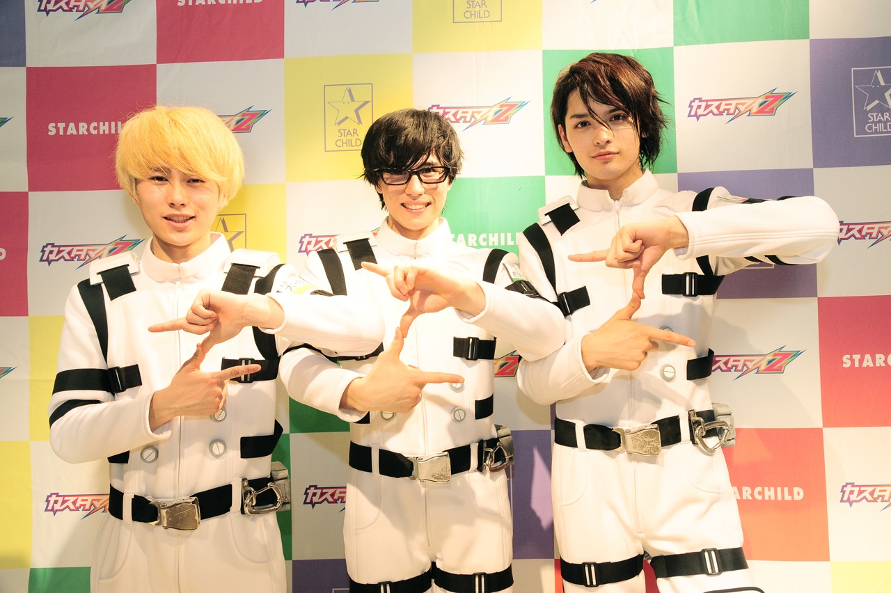 左からDAICHI、HIROKI、GORO。（撮影：岡本麻衣）