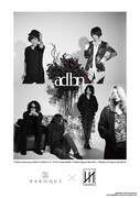 「BAROQUE × THE NOVEMBERS TOUR "adbn"」ビジュアル