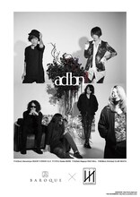 「BAROQUE × THE NOVEMBERS TOUR "adbn"」ビジュアル
