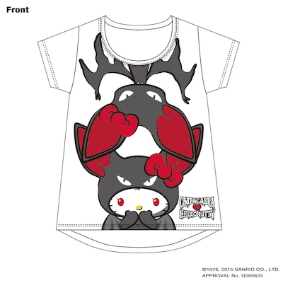 「CHUPACABRA × HELLO KITTY Collaboration T-SHIRTS」前面デザイン