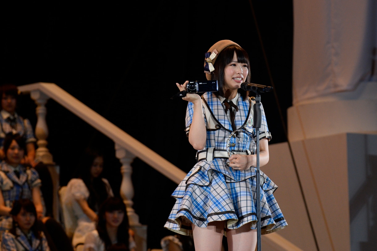 13位を獲得した松村香織。 (c)AKS