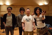 左から中條卓、沼澤尚、KOTEZ、佐藤タイジ。