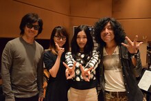 左から沼澤尚、矢井田瞳、中村中、佐藤タイジ。