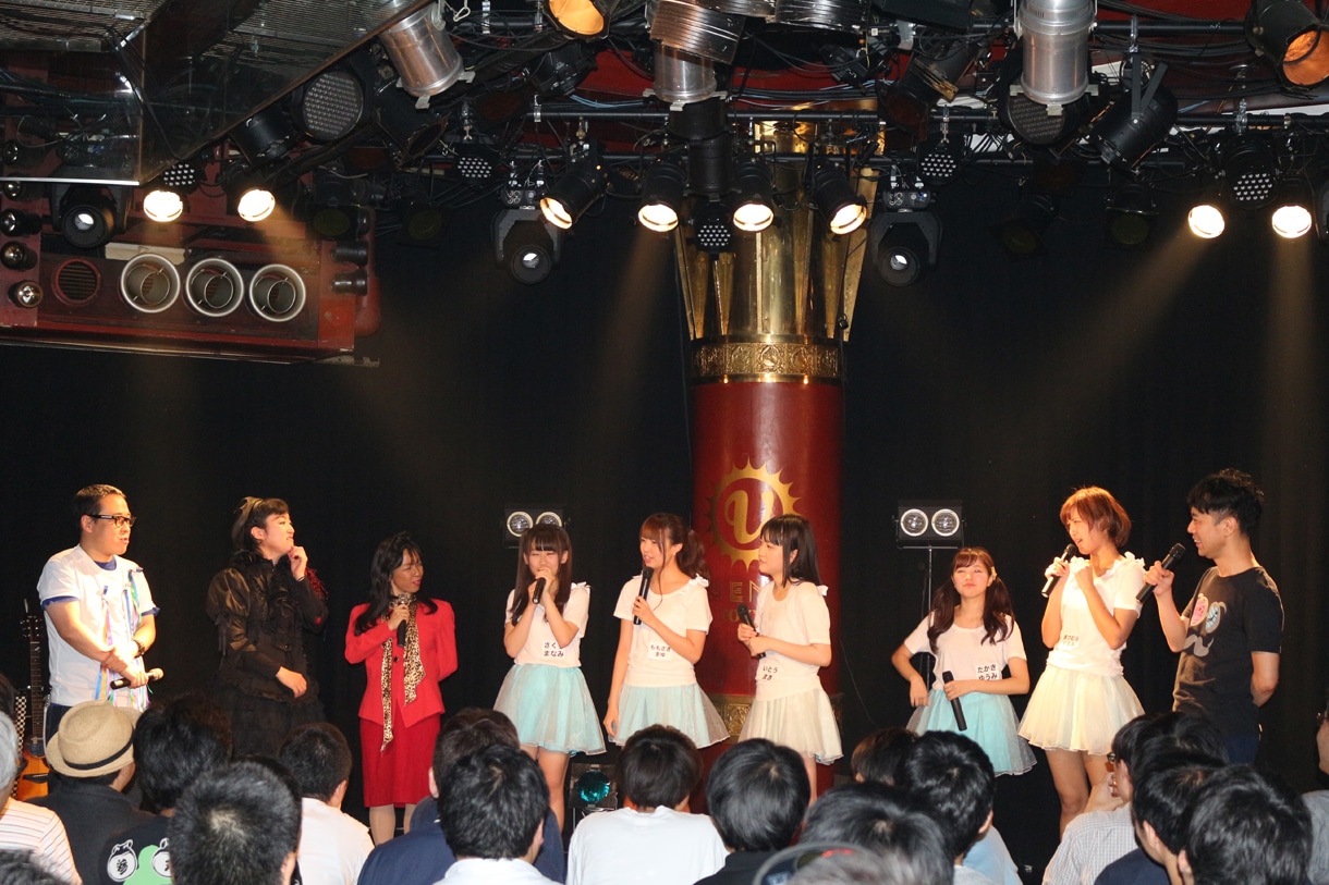 「LinQモノマネ道場から破りサーキット」の様子。 （写真提供：ジョブ・ネット）