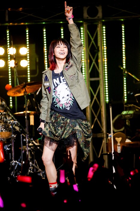LiSA「LiVE is Smile Always～Launcher～」Zepp Tokyo公演の様子。（Photo by hajime kamiiisaka）